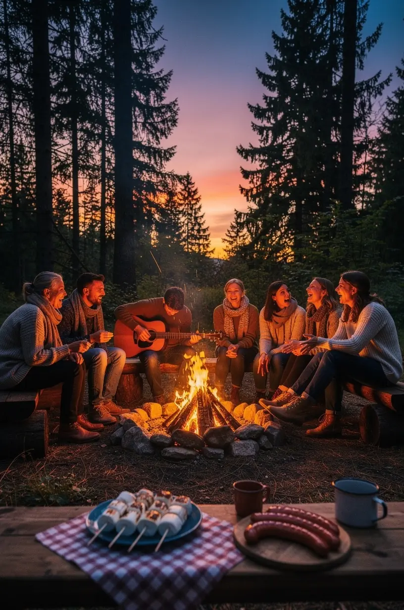 Nahaufnahme von Händen, die Moos und Waldpflanzen während eines Naturimmersion-Workshops berühren.